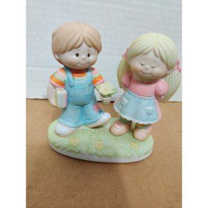 Vintage Jennifer and Josh By Wallace Berrie I Love You Figurine